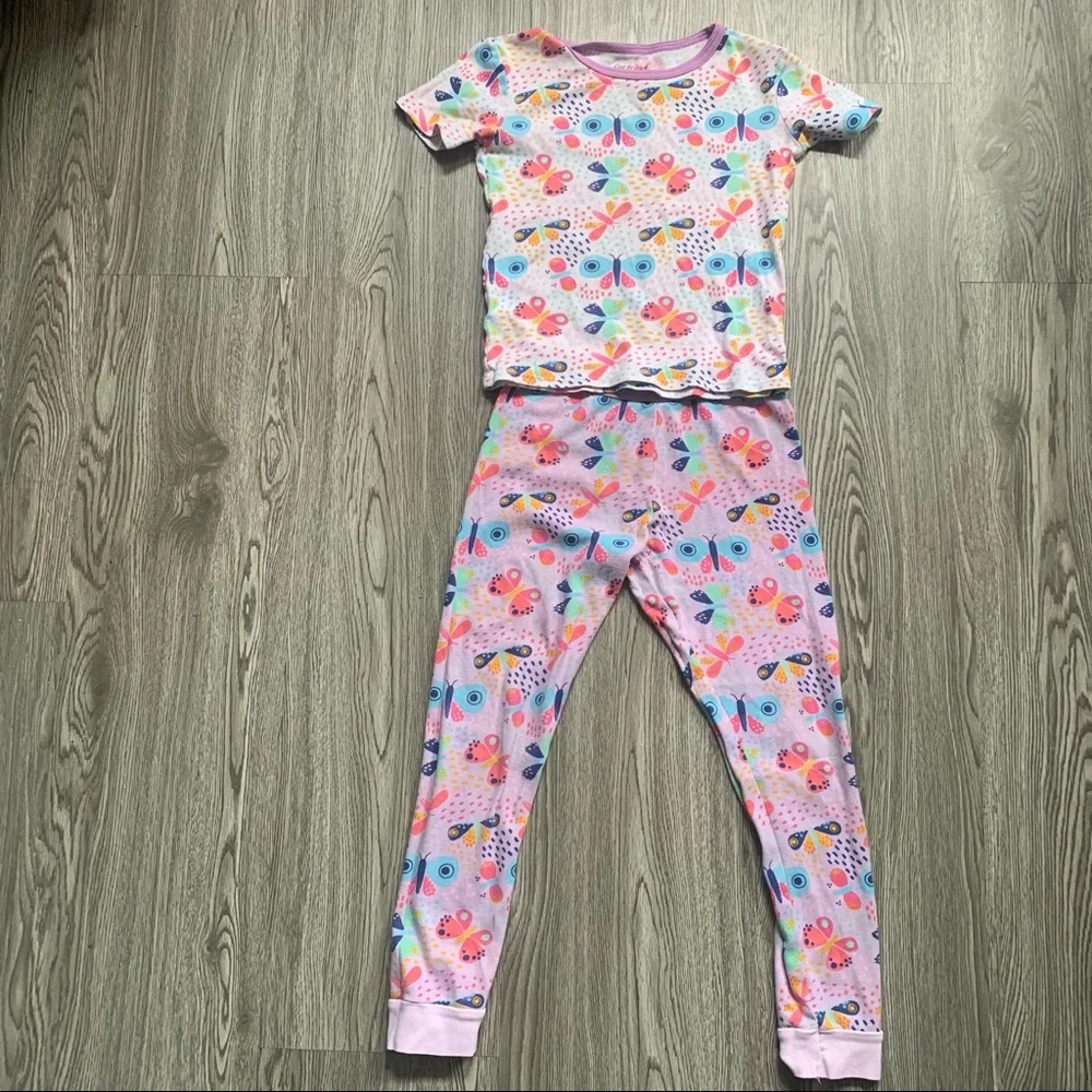 Cat & Jack Pajamas, Girls Butterfly Pajamas, Cat & Jack Butterfly Pajama Set